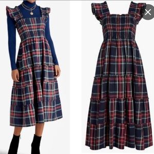 Classic Hillhouse Ellie dress in tartan size S